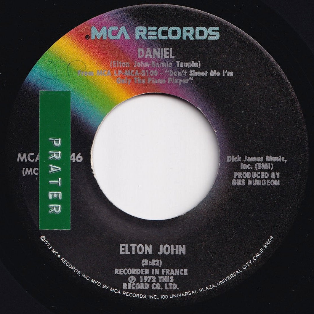 Elton John - Daniel / Skyline Pigeon (7 inch Record / Used)