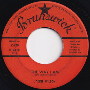 Jackie Wilson - My Heart Belongs To Only You / The Way I Am (7 inch Record / Used)