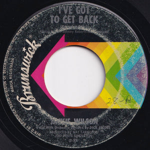 Jackie Wilson - 3 Days 1 Hour 30 Minutes / I've Got To Get Back (7 inch Record / Used)