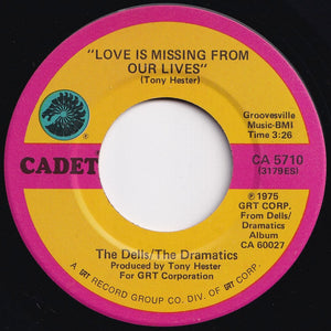 Dells / Dramatics - Love Is Missing From Our Lives / I'm In Love (7 inch Record / Used)