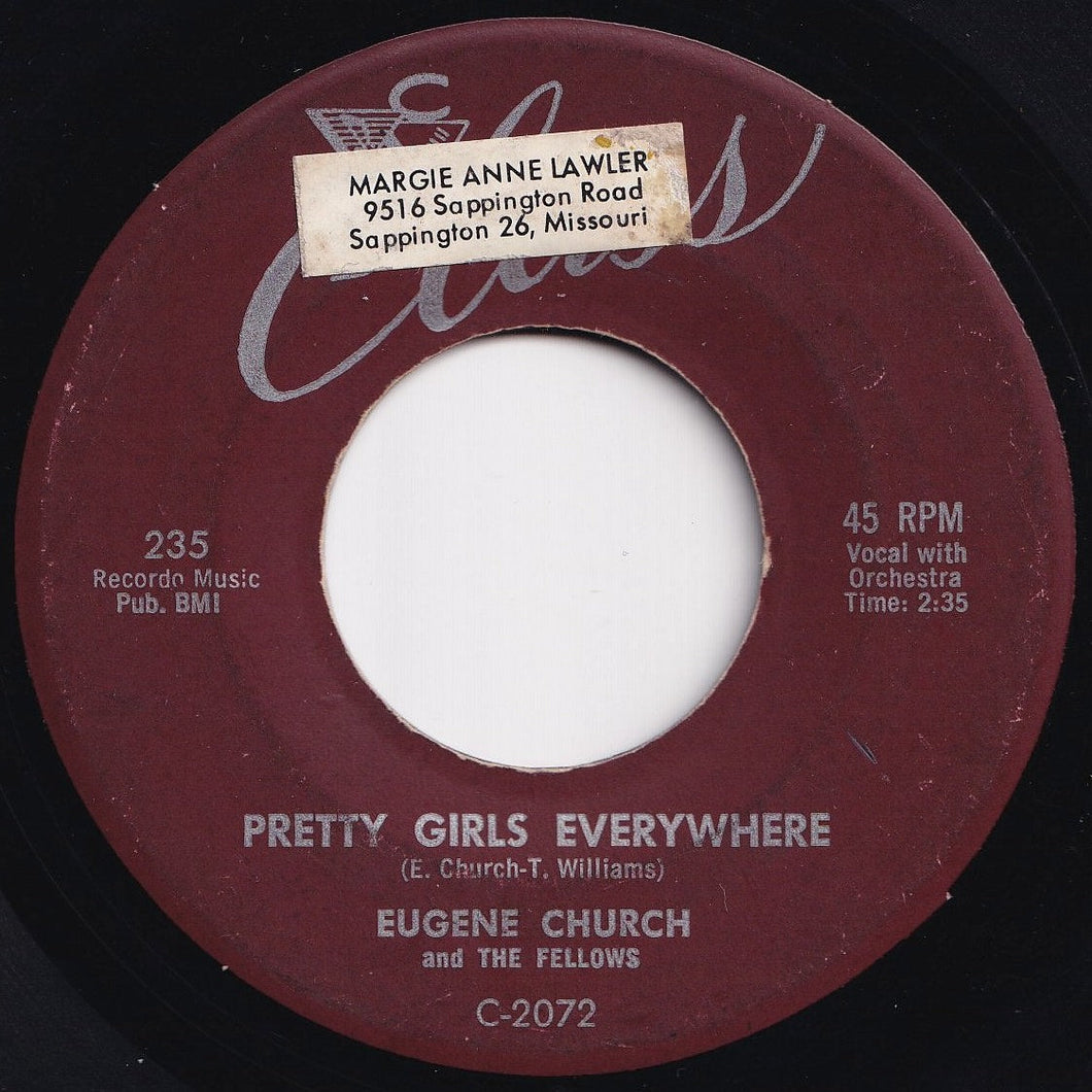 Eugene Church - Pretty Girls Everywhere / For The Rest Of My Life (7 inch Record / Used)