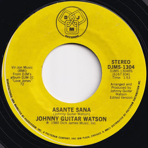 Johnny Guitar Watson - Love Jones / Asante Sana (7 inch Record / Used)