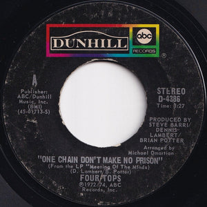 Four Tops - One Chain Don't Make No Prison / Turn On The Light Of Your Love (7 inch Record / Used)