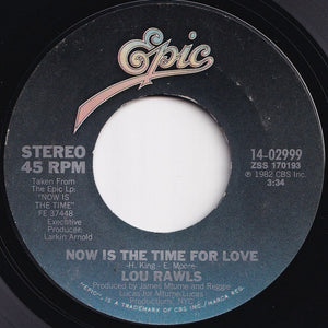 Lou Rawls - Will You Kiss Me One More Time / Now Is The Time For Love (7 inch Record / Used)