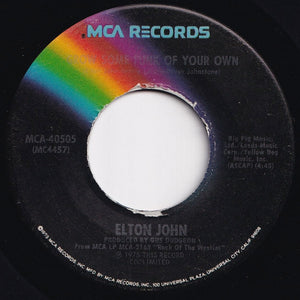 Elton John - Grow Some Funk Of Your Own / I Feel Like A Bullet (In The Gun Of Robert Ford) (7 inch Record / Used)