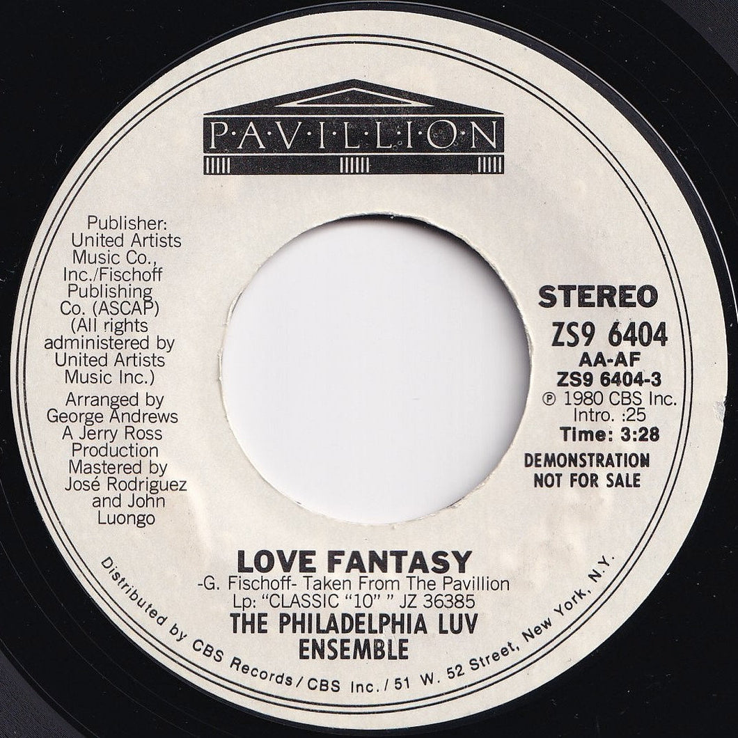 Philadelphia Luv Ensemble - Love Fantasy / Love Fantasy (7 inch Record / Used)