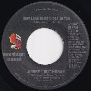 Jimmy "Bo" Horne - You Get Me Hot / They Long To Be Close To You (7 inch Record / Used)