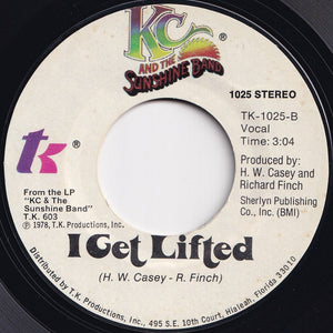 KC & The Sunshine Band - Boogie Shoes / I Get Lifted (7 inch Record / Used)