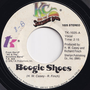 KC & The Sunshine Band - Boogie Shoes / I Get Lifted (7 inch Record / Used)