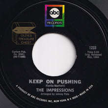 Load image into Gallery viewer, Impressions - Keep On Pushing / We&#39;re A Winner (7 inch Record / Used)
