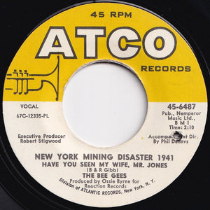 Bee Gees - New York Mining Disaster 1941 (Have You Seen My Wife, Mr. Jones) / I Can't See Nobody (7 inch Record / Used)