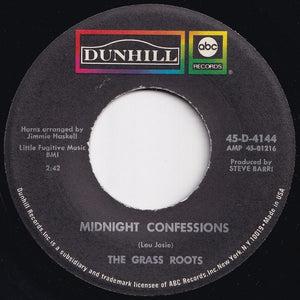 Grass Roots - Midnight Confessions / Who Will You Be Tomorrow (7 inch Record / Used)