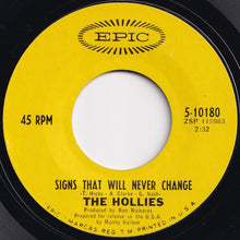 画像をギャラリービューアに読み込む, Hollies - Carrie-Anne / Signs That Will Never Change (7 inch Record / Used)
