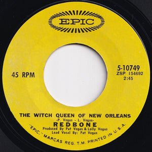 Redbone - The Witch Queen Of New Orleans / Chant: 13th Hour (7 inch Record / Used)