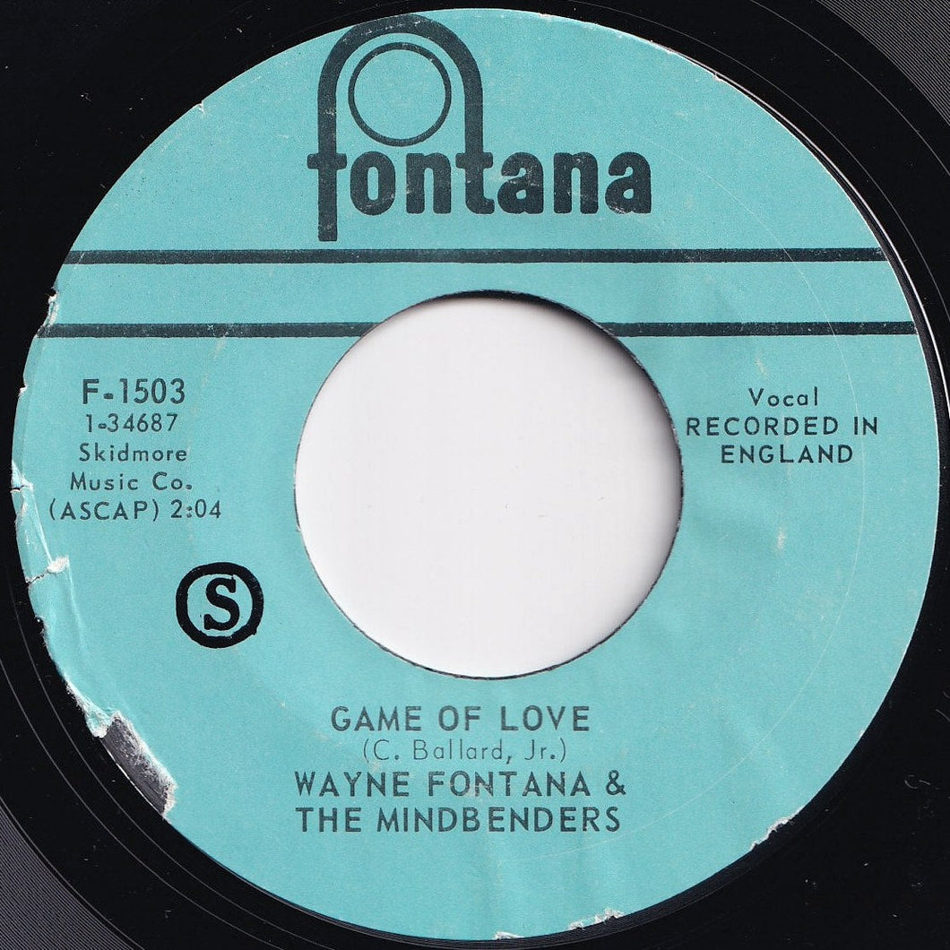 Wayne Fontana & The Mindbenders - Game Of Love / Since You've Been Gone (7 inch Record / Used)