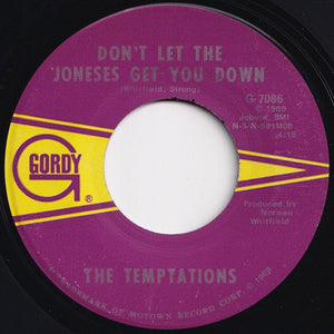 Temptations - Don't Let The Joneses Get You Down / Since I've Lost You (7 inch Record / Used)