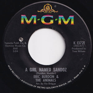 Eric Burdon & The Animals - When I Was Young / A Girl Named Sandoz (7 inch Record / Used)