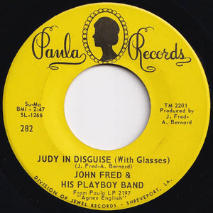 John Fred & His Playboy Band - Judy In Disguise (With Glasses) / When The Lights Go Out (7 inch Record / Used)