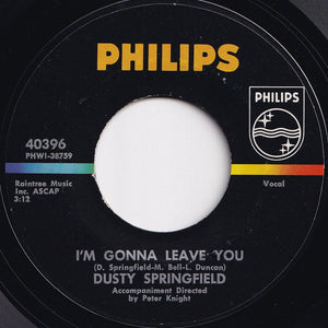 Dusty Springfield - All I See Is You / I'm Gonna Leave You (7 inch Record / Used)