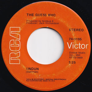 Guess Who - Laughing / Undun (7 inch Record / Used)