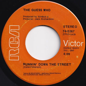 Guess Who - Hand Me Down World / Runnin' Down The Street (7 inch Record / Used)