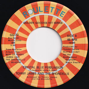 Tommy James And The Shondells - Mony Mony / Crystal Blue Persuasion (7 inch Record / Used)