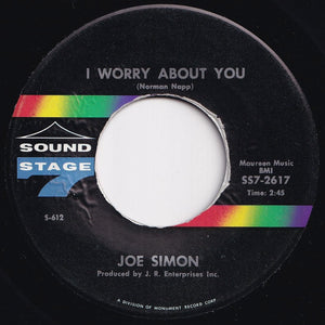 Joe Simon - Message From Maria / I Worry About You (7 inch Record / Used)