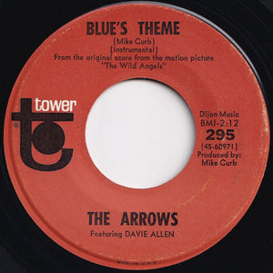 Arrows, Davie Allen - Blue's Theme / Bongo Party (7 inch Record / Used)