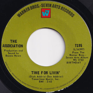 Association - Time For Livin' / Birthday Morning (7 inch Record / Used)