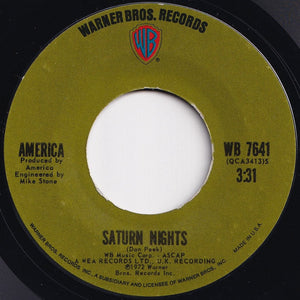 America - Ventura Highway / Saturn Nights (7 inch Record / Used)