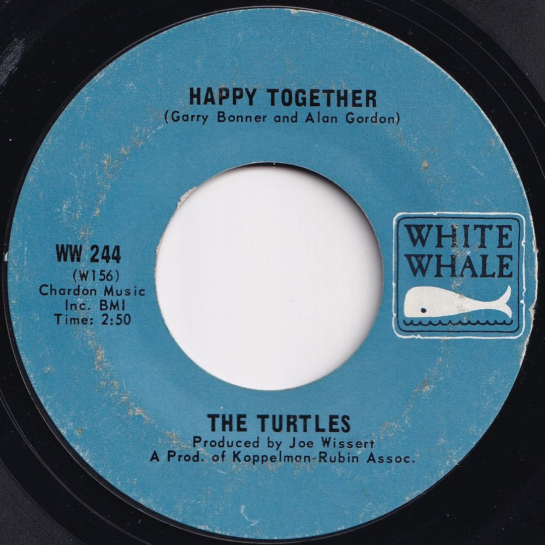 Turtles - Happy Together / Like The Seasons (7 inch Record / Used