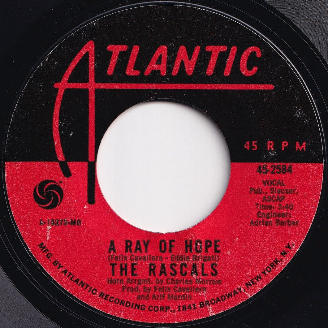 Rascals - A Ray Of Hope / Any Dance'll Do (7 inch Record / Used)