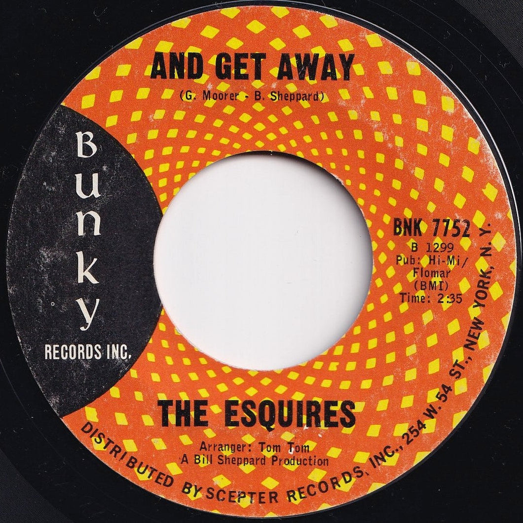 Esquires - And Get Away / Everybody's Laughing (7 inch Record / Used)