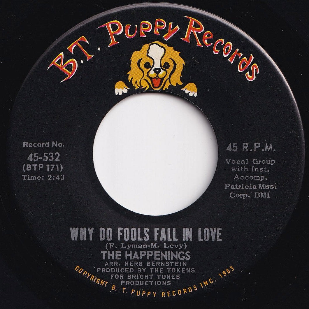 Happenings - Why Do Fools Fall In Love / When The Summer Is Through (7 inch Record / Used)