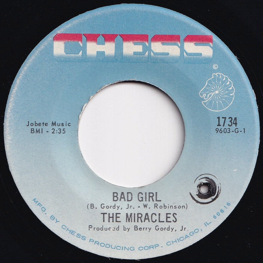 Miracles - Bad Girl / I Love Your Baby (7 inch Record / Used)