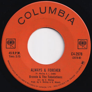 Brenda & The Tabulations - Right On The Tip Of My Tongue / Always & Forever (7 inch Record / Used)