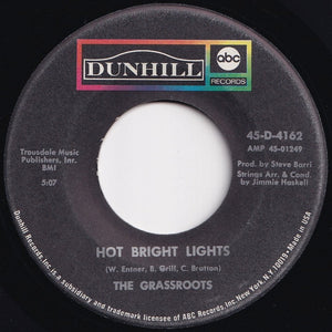 Grass Roots - Bella Linda / Hot Bright Lights (7 inch Record / Used)