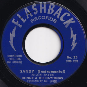 Ronny & The Daytonas - Sandy / (Instrumental) (7 inch Record / Used)