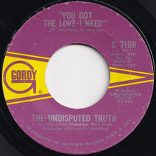 Load image into Gallery viewer, Undisputed Truth - Smiling Faces Sometimes / You Got The Love I Need  (7 inch Record / Used)
