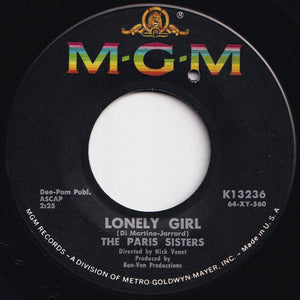 Paris Sisters - Dream Lover / Lonely Girl (7 inch Record / Used)