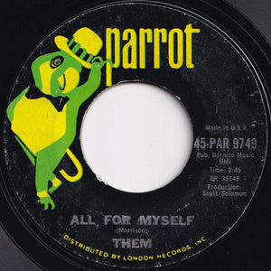 Them - Here Comes The Night / All For Myself (7 inch Record / Used)