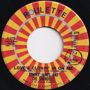 Tommy James & The Shondells - Out Of The Blue / Love's Closin' In On Me (7 inch Record / Used)