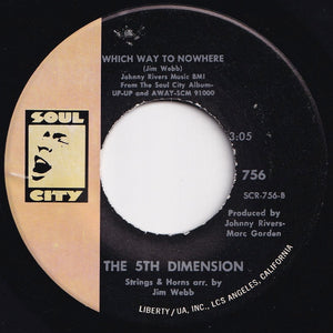 5th Dimension - Up-Up And Away / Which Way To Nowhere (7 inch Record / Used)