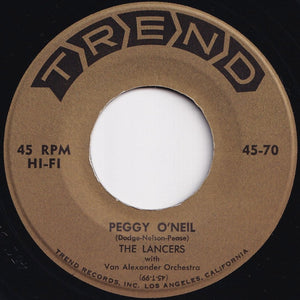Lancers - Stop Chasin' Me Baby / Peggy O'Neil (7 inch Record / Used)