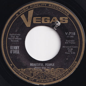 Kenny O'Dell - Beautiful People / Flower Girl (7 inch Record / Used)