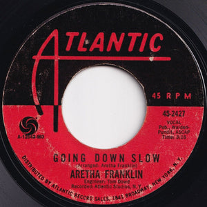 Aretha Franklin - Baby I Love You / Going Down Slow (7 inch Record / Used)