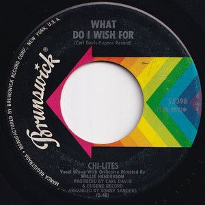 Chi-Lites - Give It Away / What Do I Wish For (7 inch Record / Used)