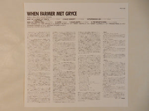 Art Farmer, Gigi Gryce - When Farmer Met Gryce (LP-Vinyl Record/Used)