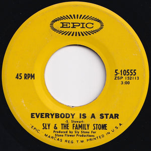 Sly & The Family Stone - Thank You (Falettinme Be Mice Elf Agin) / Everybody Is A Star (7 inch Record / Used)