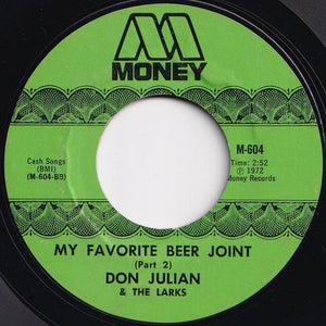 Don Julian And The Larks - My Favorite Beer Joint (Part 1) / (Part 2) (7 inch Record / Used)